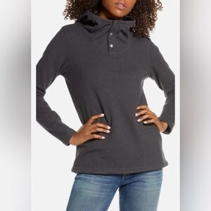 The North Face Women’s Knit Stitch Fleece Hoodie - Charcoal / Black - S